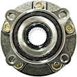 WH513300 Front, Driver or Passenger Side Wheel Hub, 5 Lugs, With Bearing, AWD, Quality-Built Wheel Hub