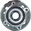 WH513309 Front, Driver or Passenger Side Wheel Hub, 4 Lugs, With Bearing, Quality-Built Wheel Hub