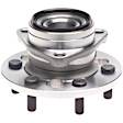 1991 Chevrolet K1500 - Front, Driver or Passenger Side Wheel Hub,  With Hd Suspension,  Assembly, Axle Nut Torque Spec: 165 Ft-Lbs / 224Nm, 4WD, With Bearing, Quality-Built OE Replacement