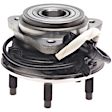 WH515003 Front, Driver or Passenger Side Wheel Hub, 5 Lugs, With Bearing, Quality-Built OE Replacement