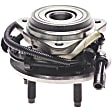 WH515013 Front, Driver or Passenger Side Wheel Hub, 5 Lugs, With Bearing, 4WD, Quality-Built OE Replacement