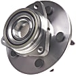 WH515017 Front, Driver or Passenger Side Wheel Hub, 5 Lugs, With Bearing, 4WD, Quality-Built OE Replacement