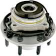 WH515020 Front, Driver or Passenger Side Wheel Hub, With Bearing, Quality-Built OE Replacement