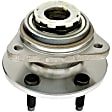 WH515026 Front, Driver or Passenger Side Wheel Hub, With Bearing, 4WD, Quality-Built OE Replacement