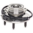 WH515031 Front, Driver or Passenger Side Wheel Hub, With Bearing, 4WD, Quality-Built OE Replacement