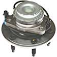 WH515044 Front, Driver or Passenger Side Wheel Hub, With Bearing, RWD, Quality-Built OE Replacement
