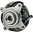 WH515046 Front, Driver or Passenger Side Wheel Hub, With Bearing, 4WD, Quality-Built OE Replacement