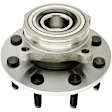 WH515062 Front, Driver or Passenger Side Wheel Hub, With Bearing, 4WD, Quality-Built OE Replacement