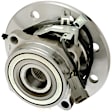 WH515069 Front, Passenger Side Wheel Hub, 8 Lugs, With Bearing, 4WD, Quality-Built Wheel Hub