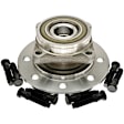1997 Dodge Ram 3500 - Front, Driver or Passenger Side Wheel Hub,  Dual Rear Wheels, Wheel Hub Assembly, Axle Nut Torque Spec: 175 Ft-Lbs / 237Nm, Tighten Further To Align Cotter Pin With Hole., 4WD, With Bearing, Quality-Built OE Replacement