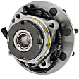 WH515075 Front, Driver or Passenger Side Wheel Hub, With Bearing, 4WD, Quality-Built OE Replacement