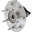 WH515080 Front, Driver or Passenger Side Wheel Hub, 7 Lugs, With Bearing, Quality-Built Wheel Hub