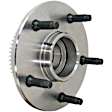 WH515084 Front, Driver or Passenger Side Wheel Hub, With Bearing, RWD, Quality-Built OE Replacement
