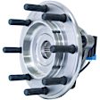 WH515099 Front, Driver or Passenger Side Wheel Hub, 8 Lugs, With Bearing, Quality-Built Wheel Hub