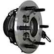WH515106 Front, Driver Side Wheel Hub, 6 Lugs, With Bearing, RWD, Quality-Built OE Replacement