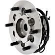 WH515107 Front, Passenger Side Wheel Hub, 6 Lugs, With Bearing, RWD, Quality-Built Wheel Hub