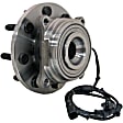 WH515122 Front, Driver or Passenger Side Wheel Hub, With Bearing, 4WD, Quality-Built OE Replacement