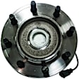 WH515123 Front, Driver or Passenger Side Wheel Hub, 8 Lugs, With Bearing, RWD, Quality-Built Wheel Hub