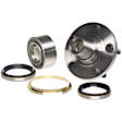 WH518506 Front, Driver or Passenger Side Wheel Hub, With Bearing, Quality-Built OE Replacement