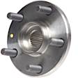 WH518506 Front, Driver or Passenger Side Wheel Hub, With Bearing, Quality-Built OE Replacement