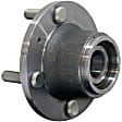 WH541010 Rear, Driver or Passenger Side Wheel Hub, 4 Lugs, With Bearing, FWD, Quality-Built Wheel Hub