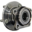 WH590056 Rear, Driver or Passenger Side Wheel Hub, 5 Lugs, With Bearing, AWD, Quality-Built Wheel Hub