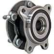 WH590140 Front, Driver Side Wheel Hub, 5 Lugs, With Bearing, AWD, Quality-Built Wheel Hub