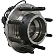 WH590435 Front, Driver or Passenger Side Wheel Hub, 8 Lugs, With Bearing, 4WD, Quality-Built Wheel Hub