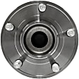 WH590476 Rear, Driver or Passenger Side Wheel Hub, With Bearing, Quality-Built Wheel Hub