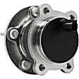 WH590476 Rear, Driver or Passenger Side Wheel Hub, With Bearing, Quality-Built Wheel Hub