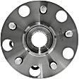 WH590514 Rear, Driver or Passenger Side Wheel Hub, With Bearing, Quality-Built Wheel Hub