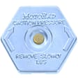 1006-15 Radiator Cap - 15 psi, Steel, Plastic, Rubber, Sold individually