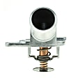 2002 Chevrolet Tahoe - Thermostat Housing, Temperature 180F; With Housing, Thermostat, and Seal; With Original Water Pump Requiring Integrated Thermostat and Housing; Alternate Temperature Option, 4.8L