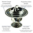 2011 Mercury Grand Marquis - Thermostat, 8 Cyl 4.6L, Temperature 195F; Oe Specified Temperature