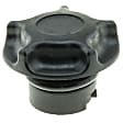MO123 Oil Filler Cap - Black, Plastic and Rubber, Direct Fit, Sold individually