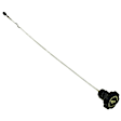 MO129 Oil Filler Cap - Silver and Black, Metal, Plastic and Rubber, Direct Fit, Sold individually