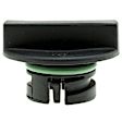 MO147 Oil Filler Cap - Black, Plastic and Rubber, Direct Fit, Sold individually