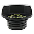 MO154 Oil Filler Cap - Black, Plastic and Rubber, Direct Fit, Sold individually