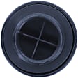 MO155 Oil Filler Cap - Black, Plastic and Rubber, Direct Fit, Sold individually