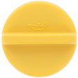 MO161 Oil Filler Cap - Yellow, Plastic and Rubber, Direct Fit, Sold individually