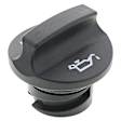 MO190 Oil Filler Cap - Black, Plastic, Direct Fit, Sold individually
