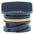 MO202 Oil Filler Cap - Black, Plastic, Direct Fit, Sold individually