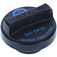 MO217 Oil Filler Cap - Black, Plastic and Rubber, Direct Fit, Sold individually