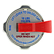 1994 Chevrolet K2500 - Radiator Cap, Relief pressure 16 lb., 16 psi, Plastic, Rubber, and Steel, Sold Individually