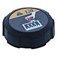 T109 Radiator Cap - 16 psi, Black, Plastic, Sold individually