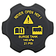 2019 Fiat 500X - Coolant Reservoir Cap, Relief pressure 21 lb., Sold Individually