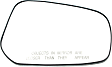 Passenger Side Mirror Glass, Heated, No Blind Spot Feature