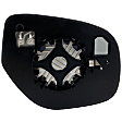 2017 Mitsubishi Outlander Sport - Mirror Glass Driver Side, Heated, No Blind Spot Feature, In-glass Signal Light