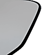 2017 Mitsubishi Outlander Sport - Mirror Glass Driver Side, Heated, No Blind Spot Feature, In-glass Signal Light