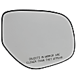 2015-2022 Mitsubishi Outlander Sport - Passenger Side Mirror Glass, Heated, No Blind Spot Feature